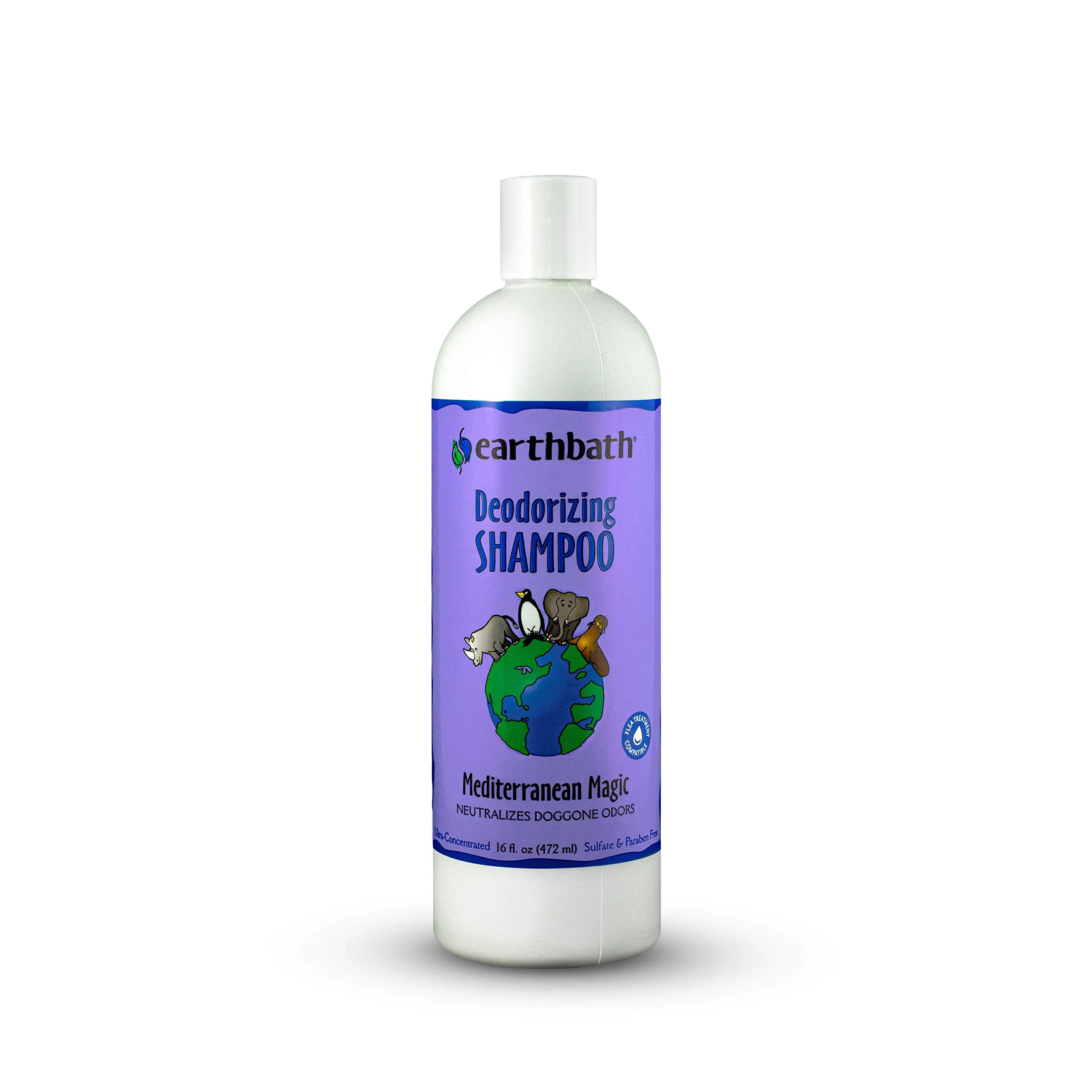 Efficient Earthbath Mediterranean Dog Shampoo – Rosemary Deodorizing Soap- Cruelty- Made in USA – 16 oz Fashionable