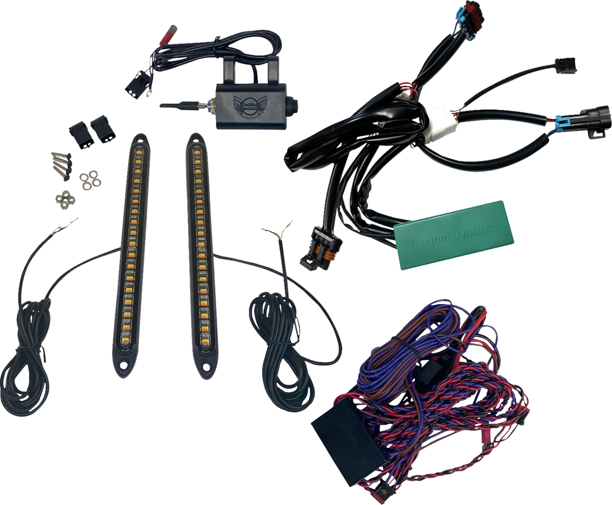 Reliable CUSTOM DYNAMICS Turn Signal Kit - Front Rear - RZR CD-SXS-RZR3 Official