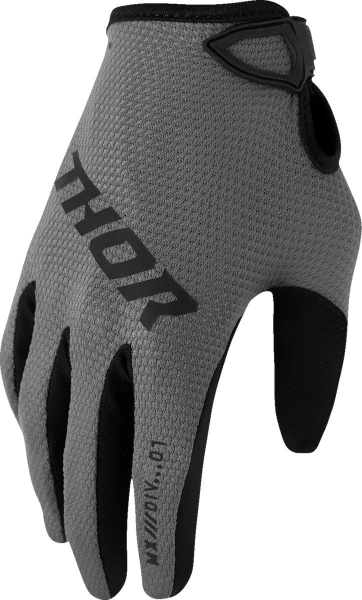 Clean THOR Women's Ridemode Static Gloves - Gray - Large 3331-0302 Advanced