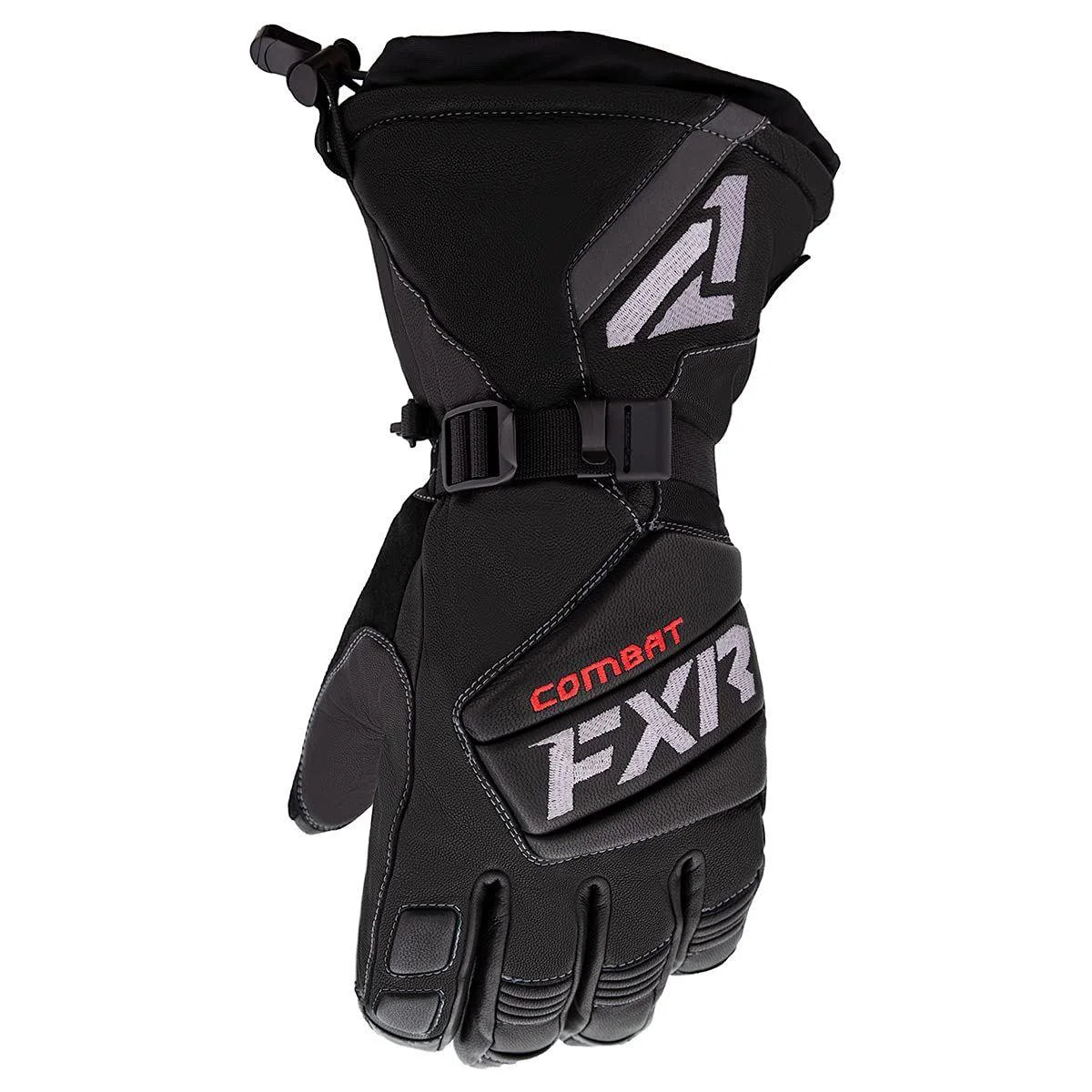 User-Friendly FXR Racing - Leather Gauntlet Glove - Black Breathable