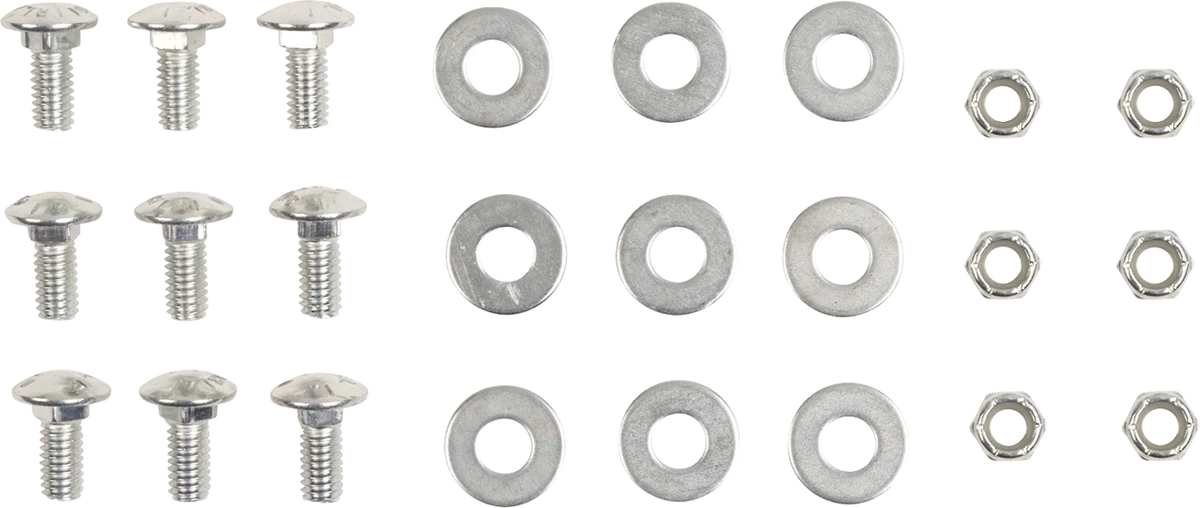 Verified MOOSE OFFROAD Plow Rubber Flap Hardware - Nuts Bolts BB2572PF Superior