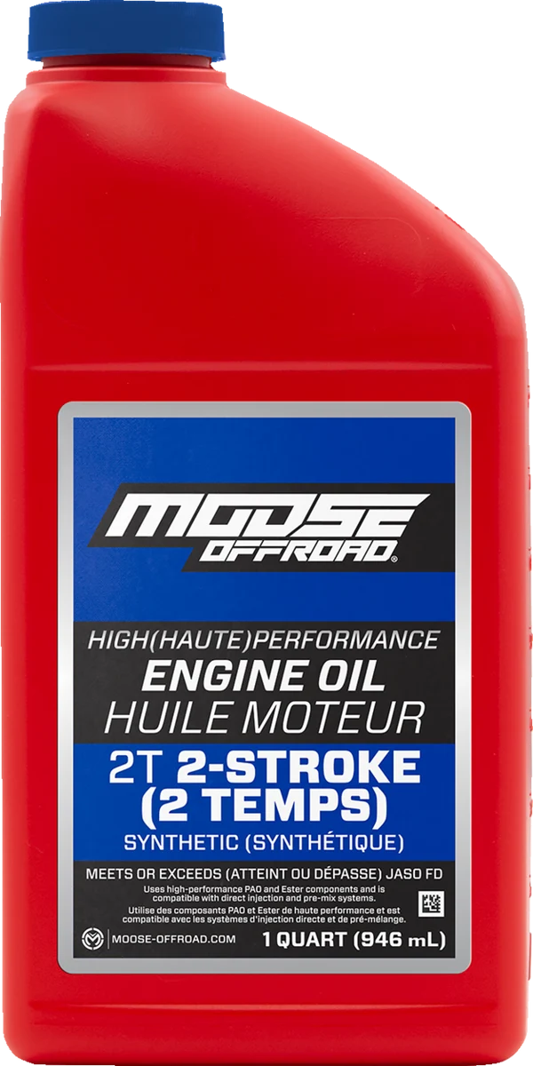 Safe MOOSE OFFROAD 2-Stroke Synthetic Engine Oil - 1 US quart 219383 Advanced