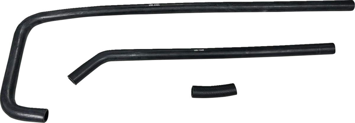 Trusted MOOSE OFFROAD Radiator Hose Kit - Black - Polaris 400 100-0013-PU Lightweight