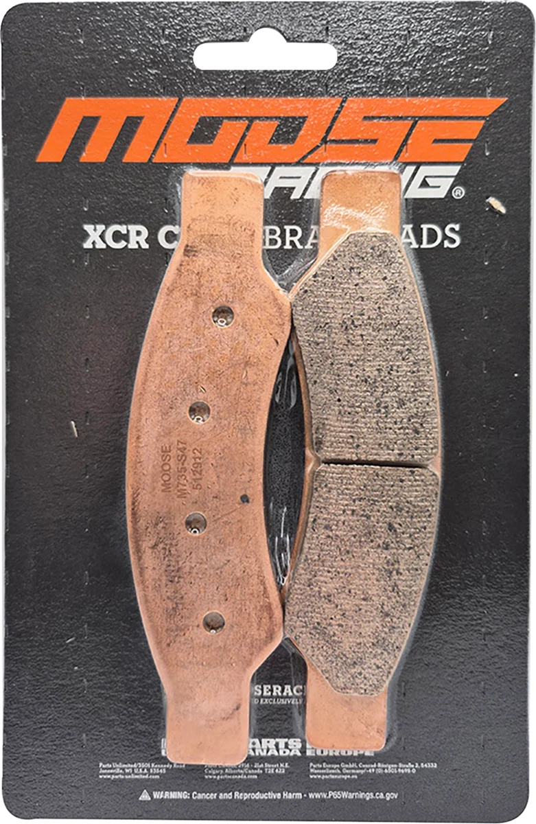 Excellent MOOSE OFFROAD Brake Pad - Rear - Can-Am M735-S47 Top-Quality