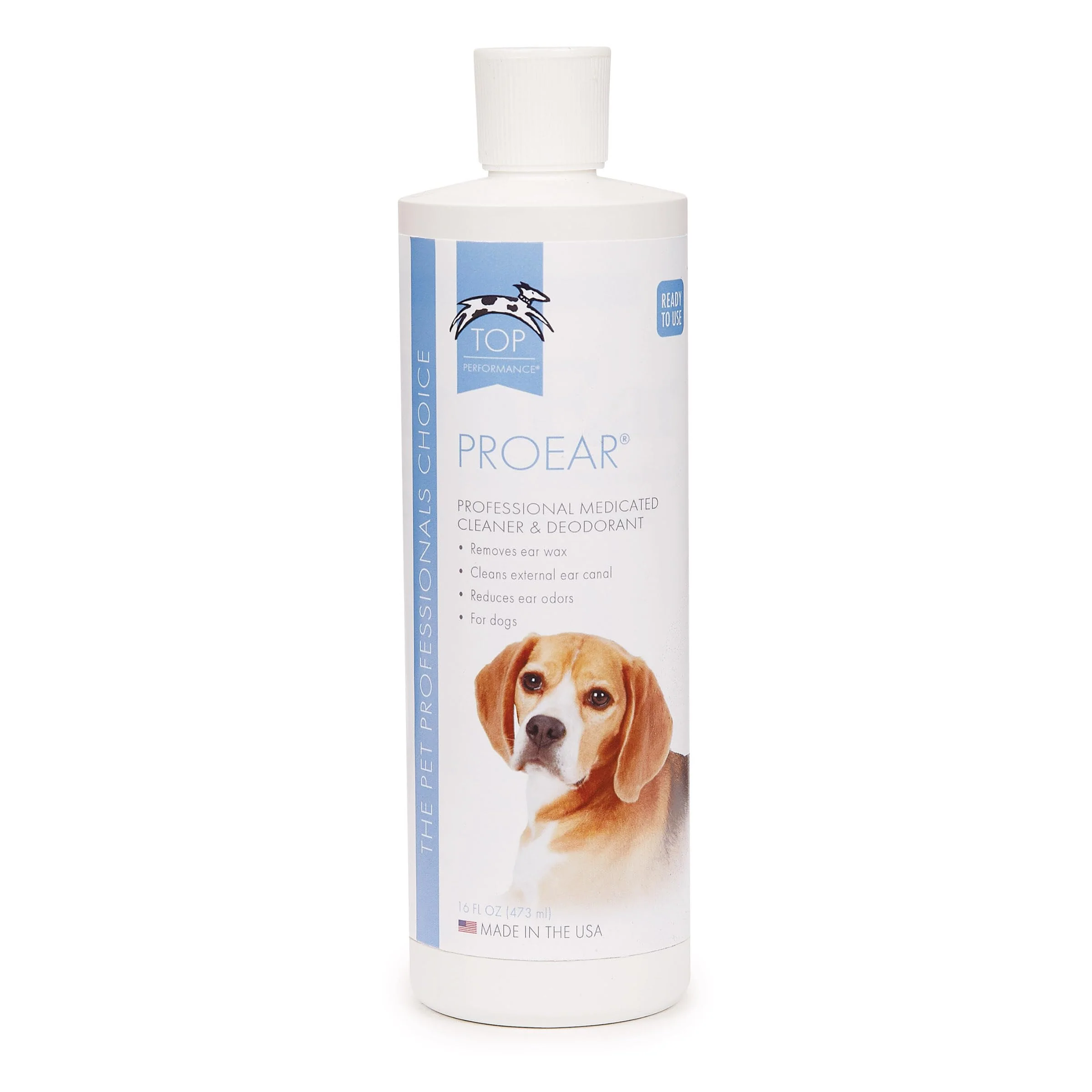 Exclusive Top Performance ProEar Professional Medicated Ear Cleaner for Dogs Cats – 16 oz Environmentally Friendly