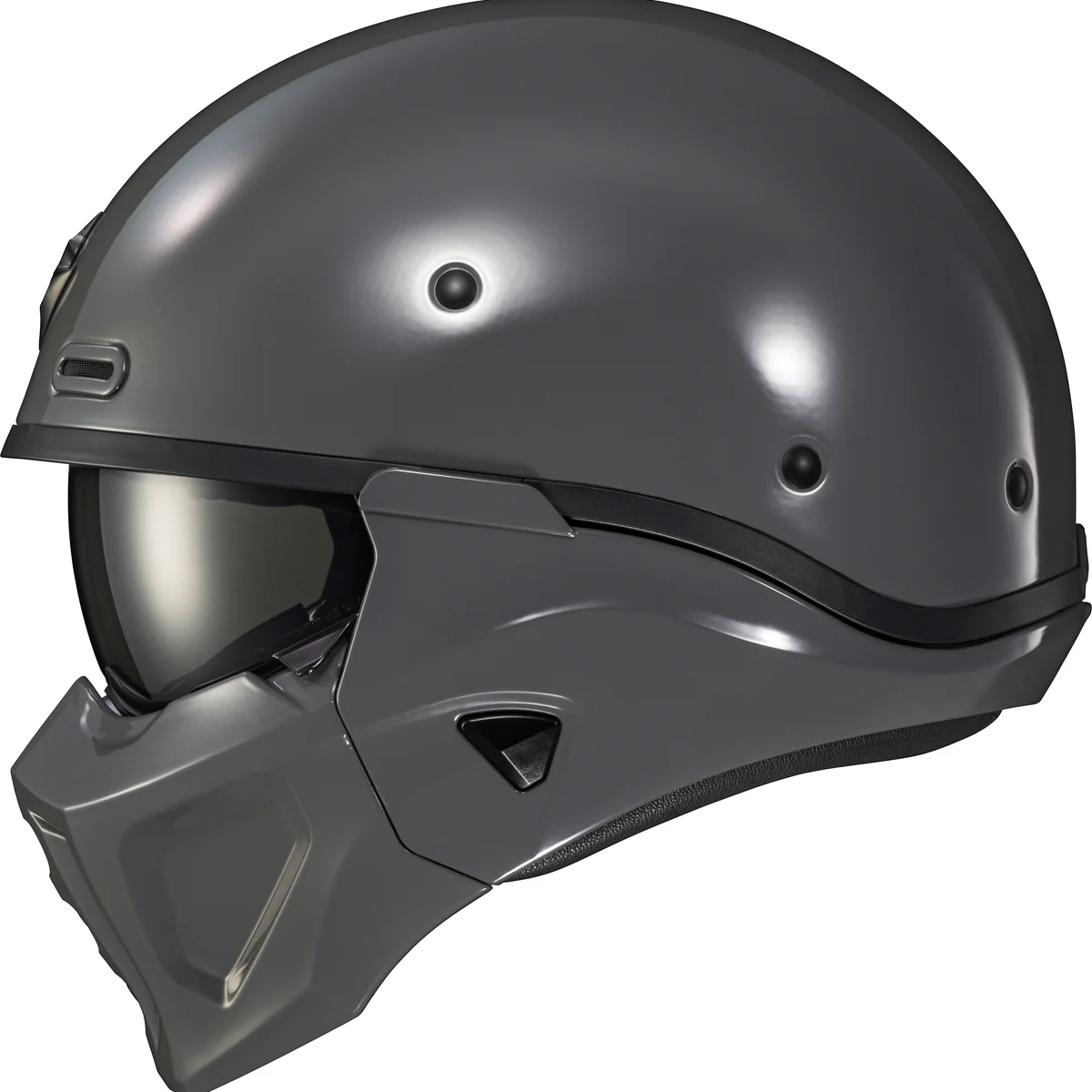Classic Scorpion - Covert X Open Face Helmet Cement Grey Lg Fine