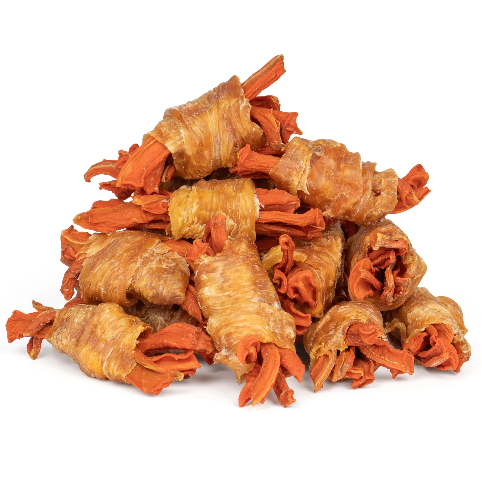 Natural MON2SUN Rawhide Chicken Wrapped Carrot Snacks for Small Dogs — 10.6oz 15 Pieces Detailed