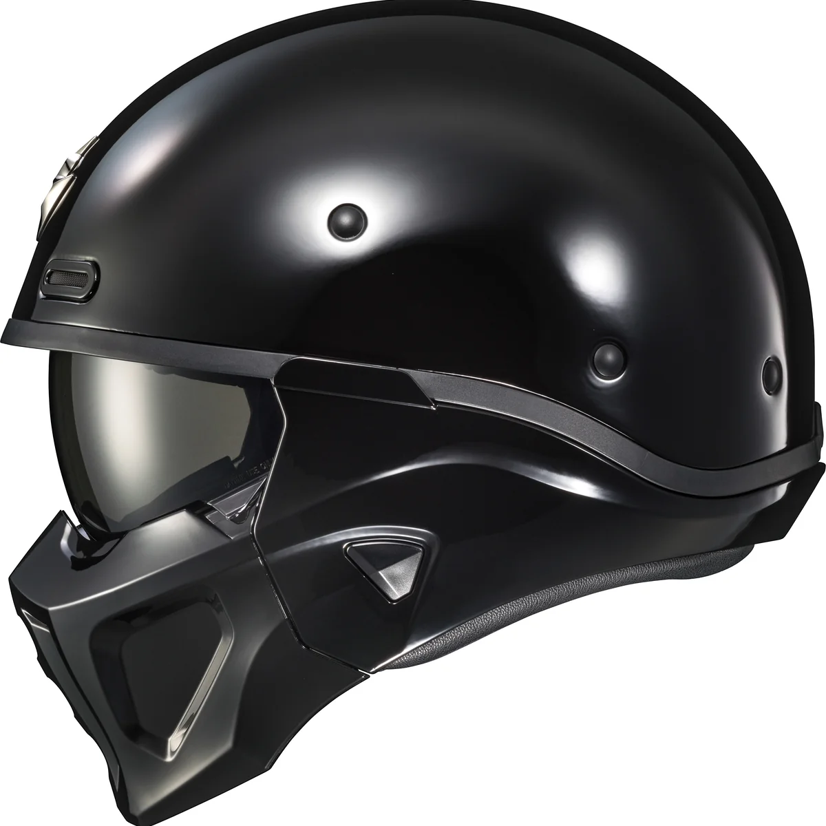 Convenient Scorpion - Covert X Open Face Helmet Gloss Black 2x Eco-Friendly