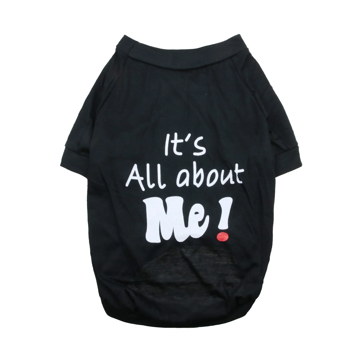 Refined DroolingDog XXXL Dog Tee Shirt Black — Comfortable Interlock Knit for Medium Large Dogs User-Friendly