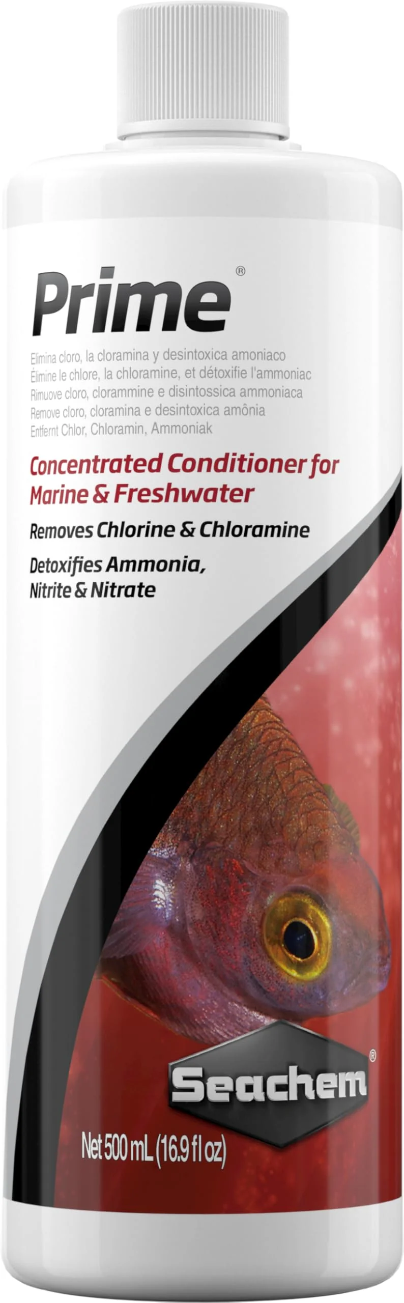 Fashionable Seachem Prime Fresh Saltwater Conditioner Chlorine Remover Detoxifier 500 ml Luxury