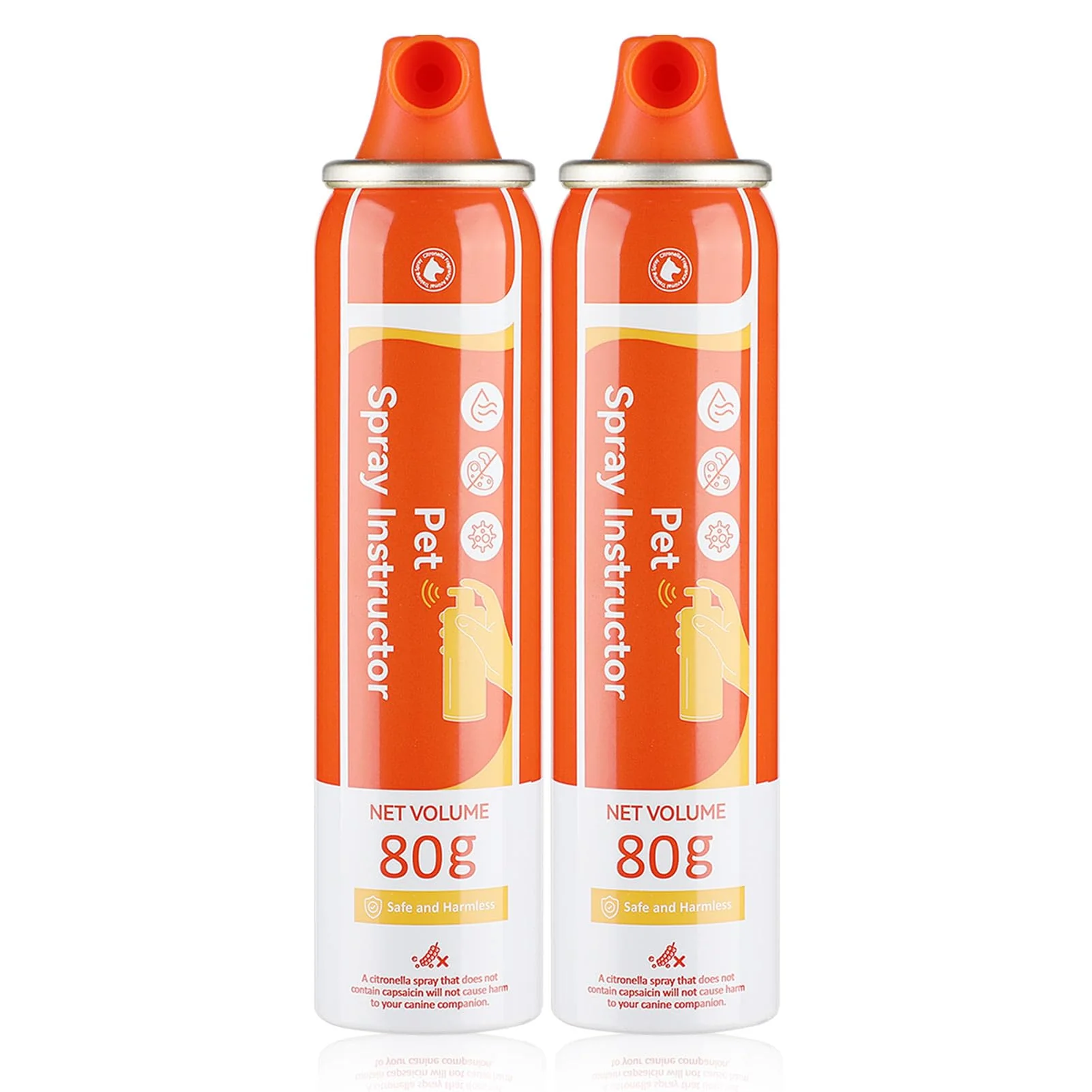 Advanced ANSJDH Dog Corrector Spray 80ml 2-Pack Humane Barking Behavior Trainer Verified