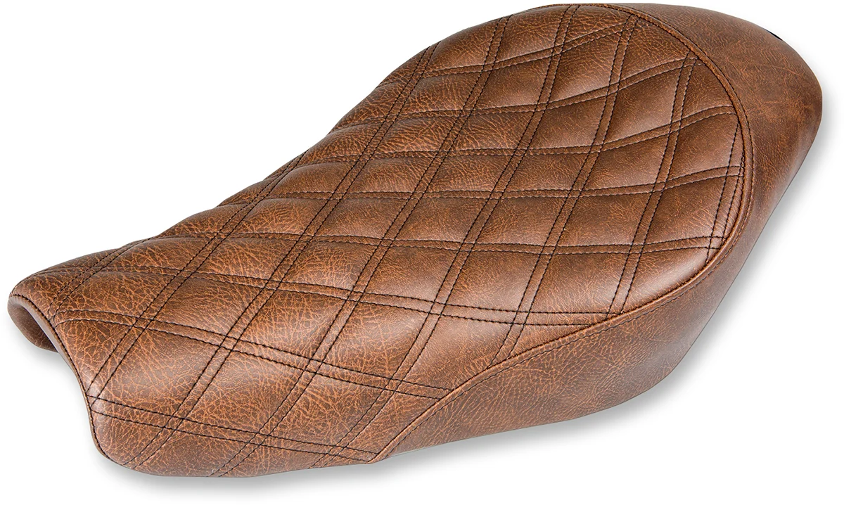Superior SADDLEMEN Renegade Solo Seat - Lattice Stitched - Brown - XL '04-'20 807-11-002BLS First-Class