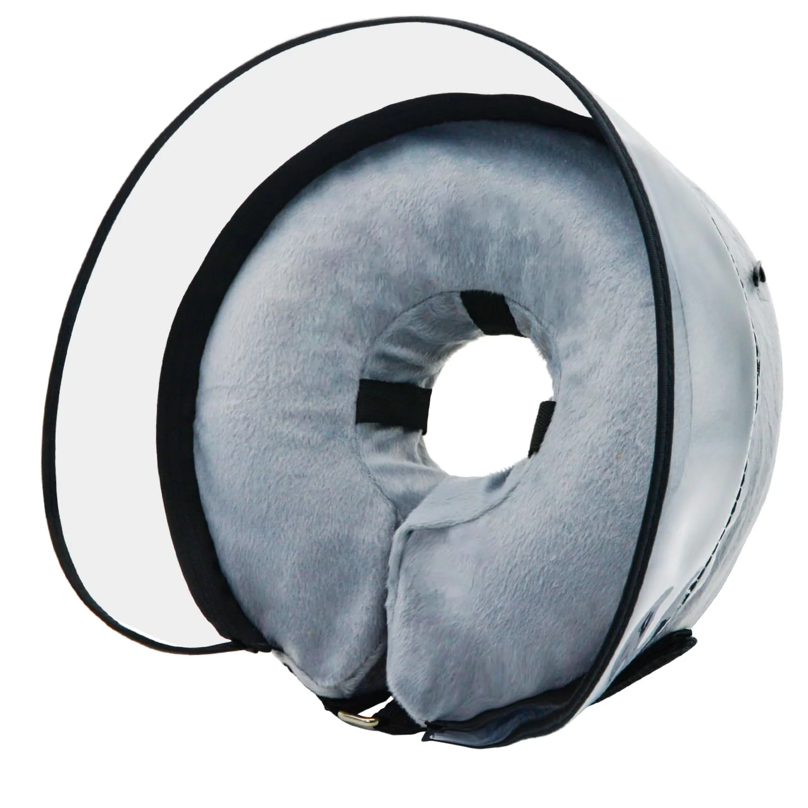 Fast MRSOHRET Dog Cone M Plus Grey — Inflatable Recovery Collar for Dogs Original