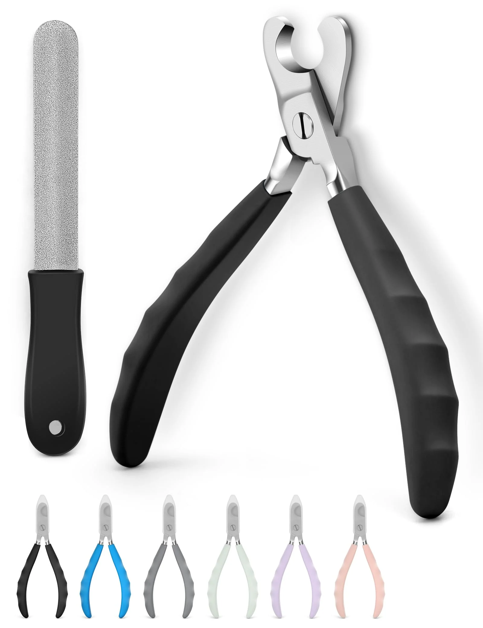 Easy-to-Use heouvo Heavy Duty Dog Nail Clippers — Cuts Thick Nails Like Butter Upgraded Large Opening for Medium to Giant Breeds Modern