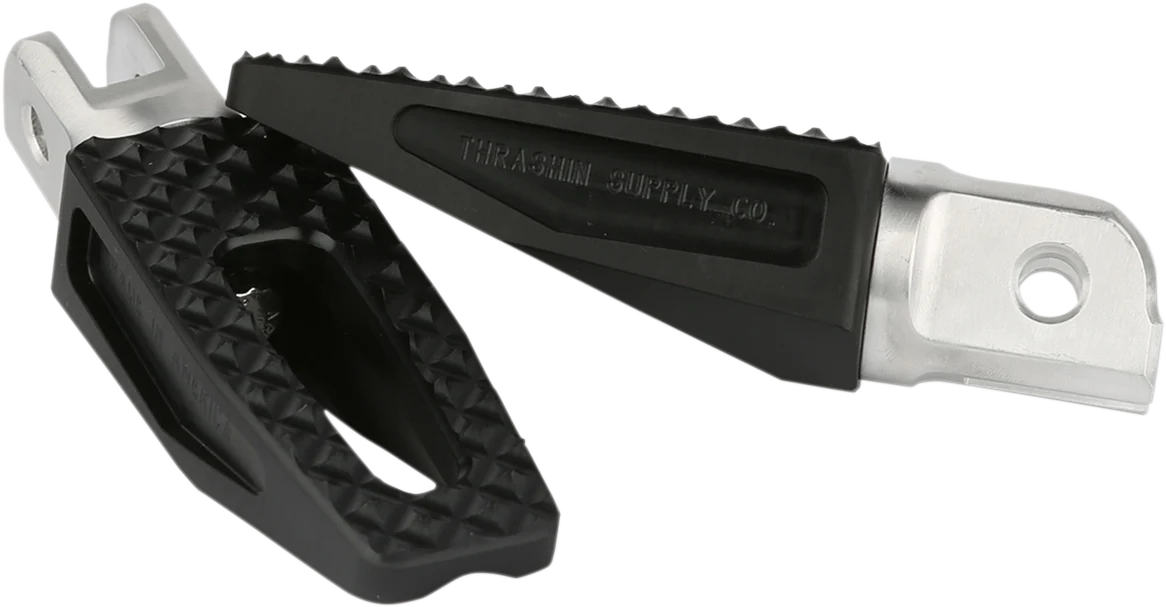 Clean THRASHIN SUPPLY CO. Front P-54 Slim Foot Pegs - Black TSC-2028-1 Efficient
