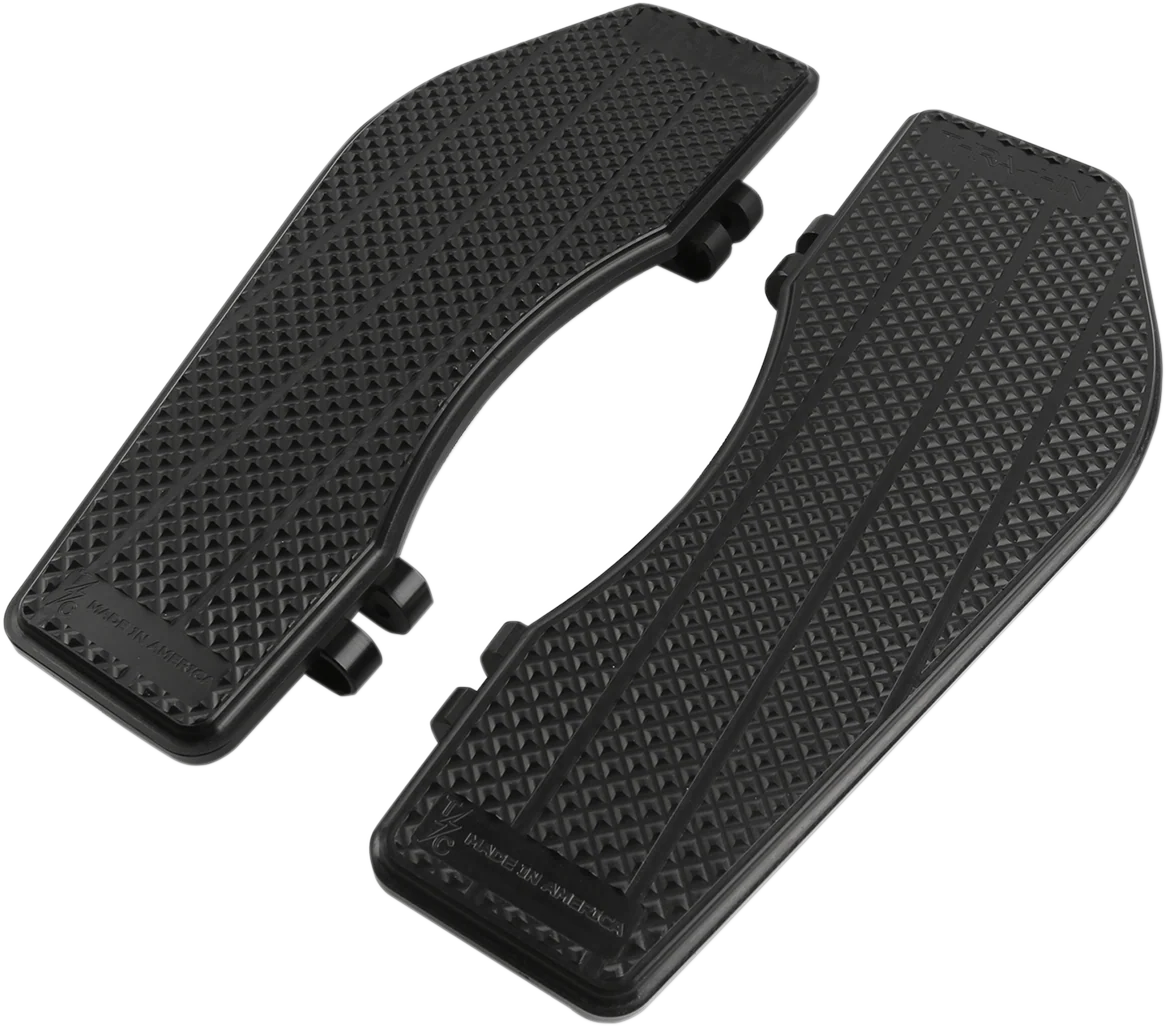 Artisan THRASHIN SUPPLY CO. Driver Floorboards - Black - FL TSC-2200-1 Classic