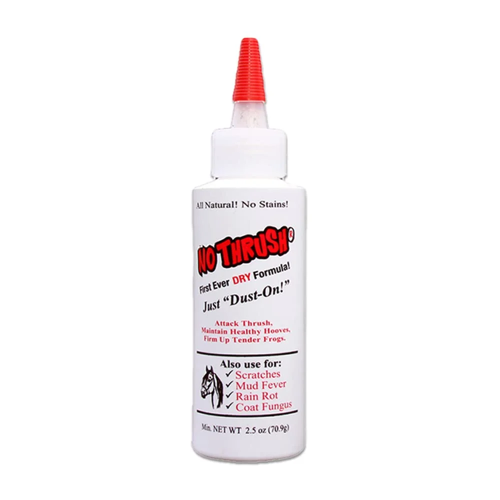 Easy-to-Use No Thrush Dry Powder Treatment for Horses — All-Natural Non-Caustic Wound Care 2.5 oz Four Oaks Farm Ventures Sophisticated