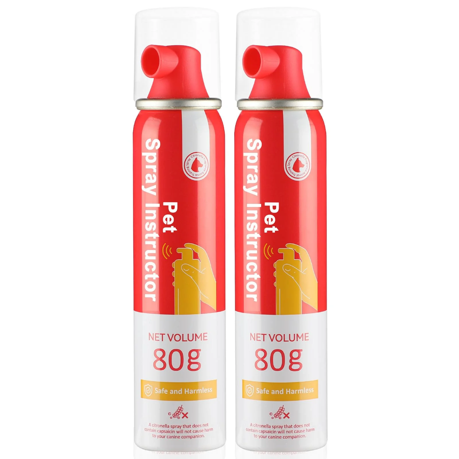 Long-Lasting KDSZJDV Corrector Spray Dog Trainer – Humane 80ml 2-Pack for Barking Behavior Fine Crafted