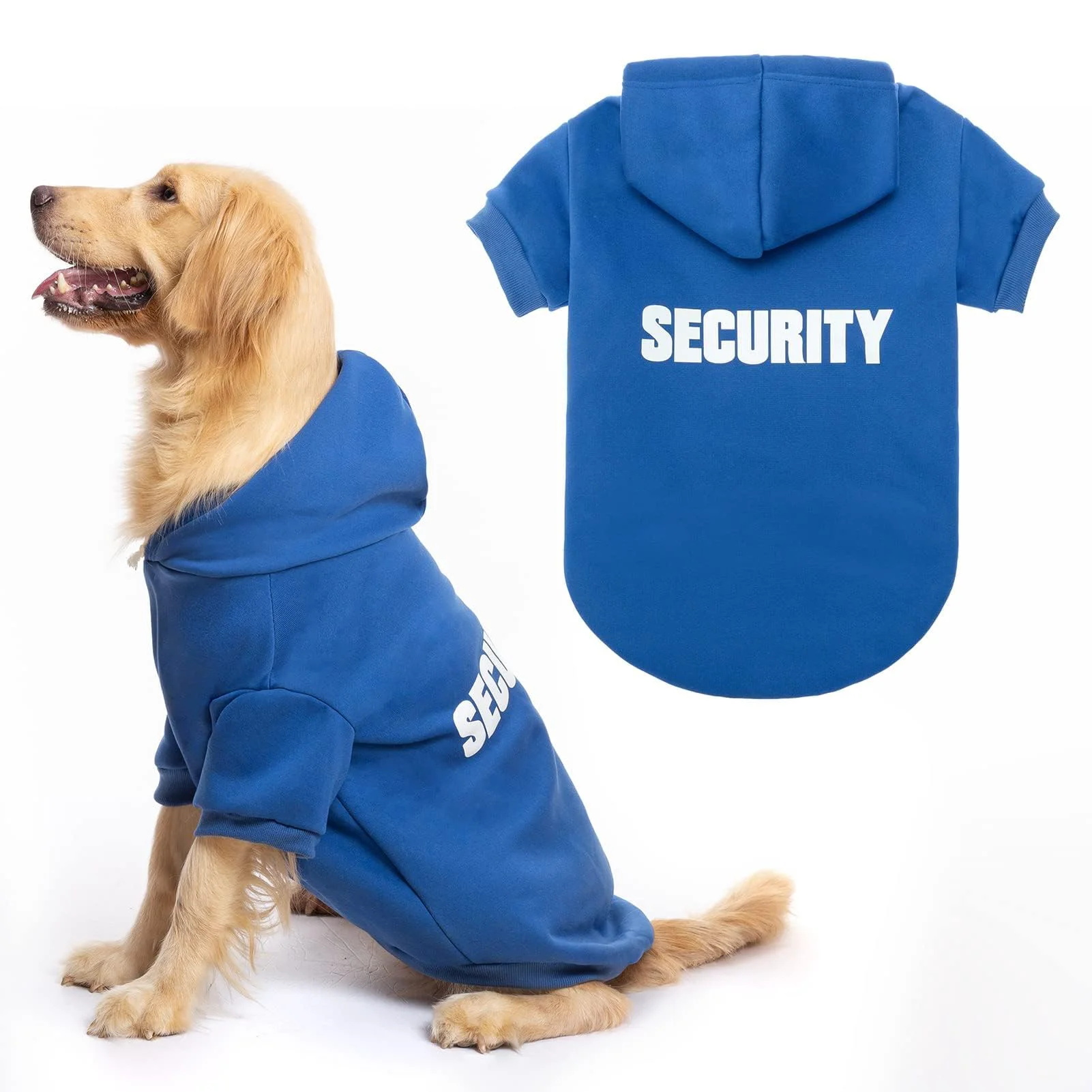 Premium Material BINGPET BA1002-1 Security Patterns Printed Puppy Hoodie – Medium Original Design