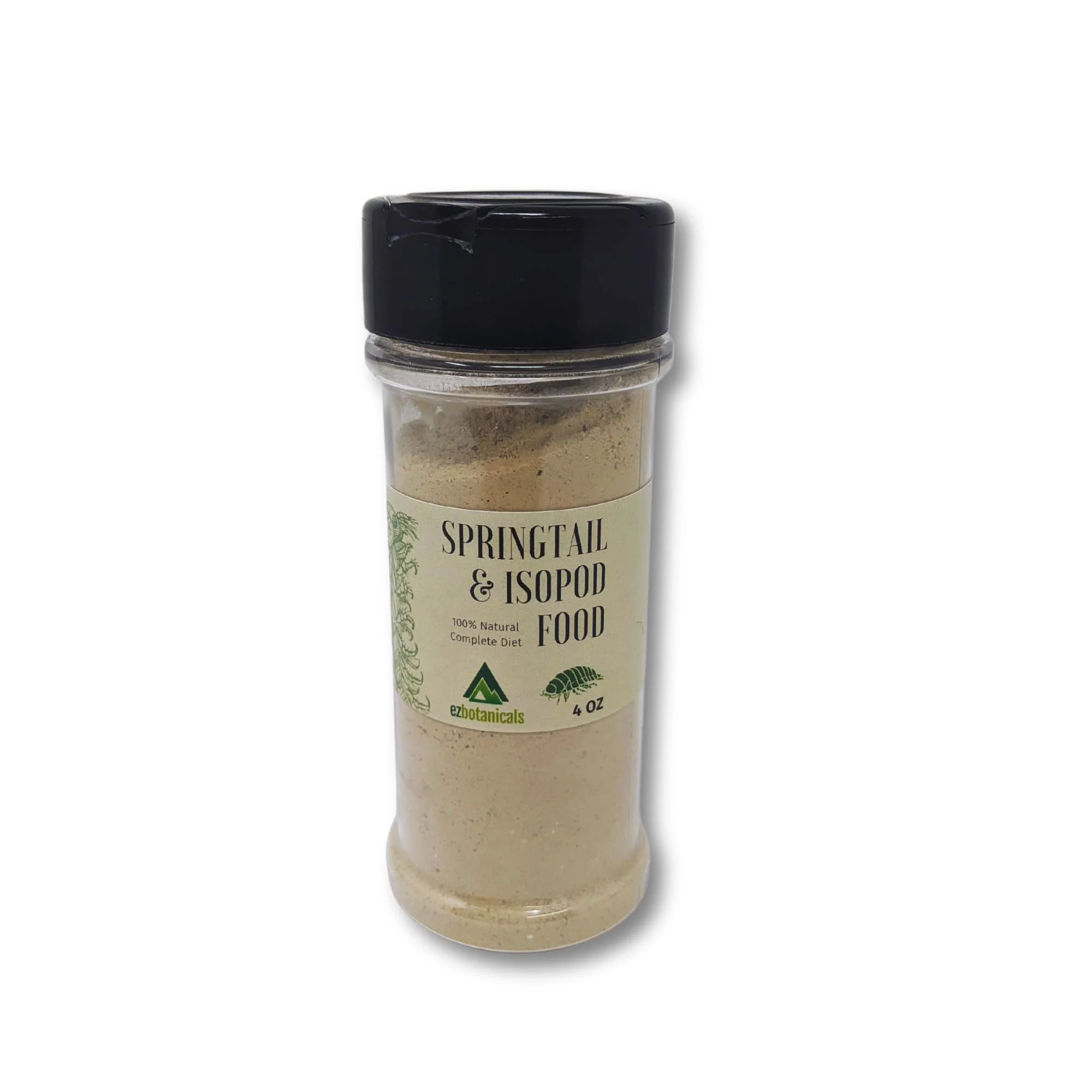 Practical EZ Botanicals Springtail Isopod Food - All Natural 4oz Shaker Feed Your Springtails The Food Possible Elegant