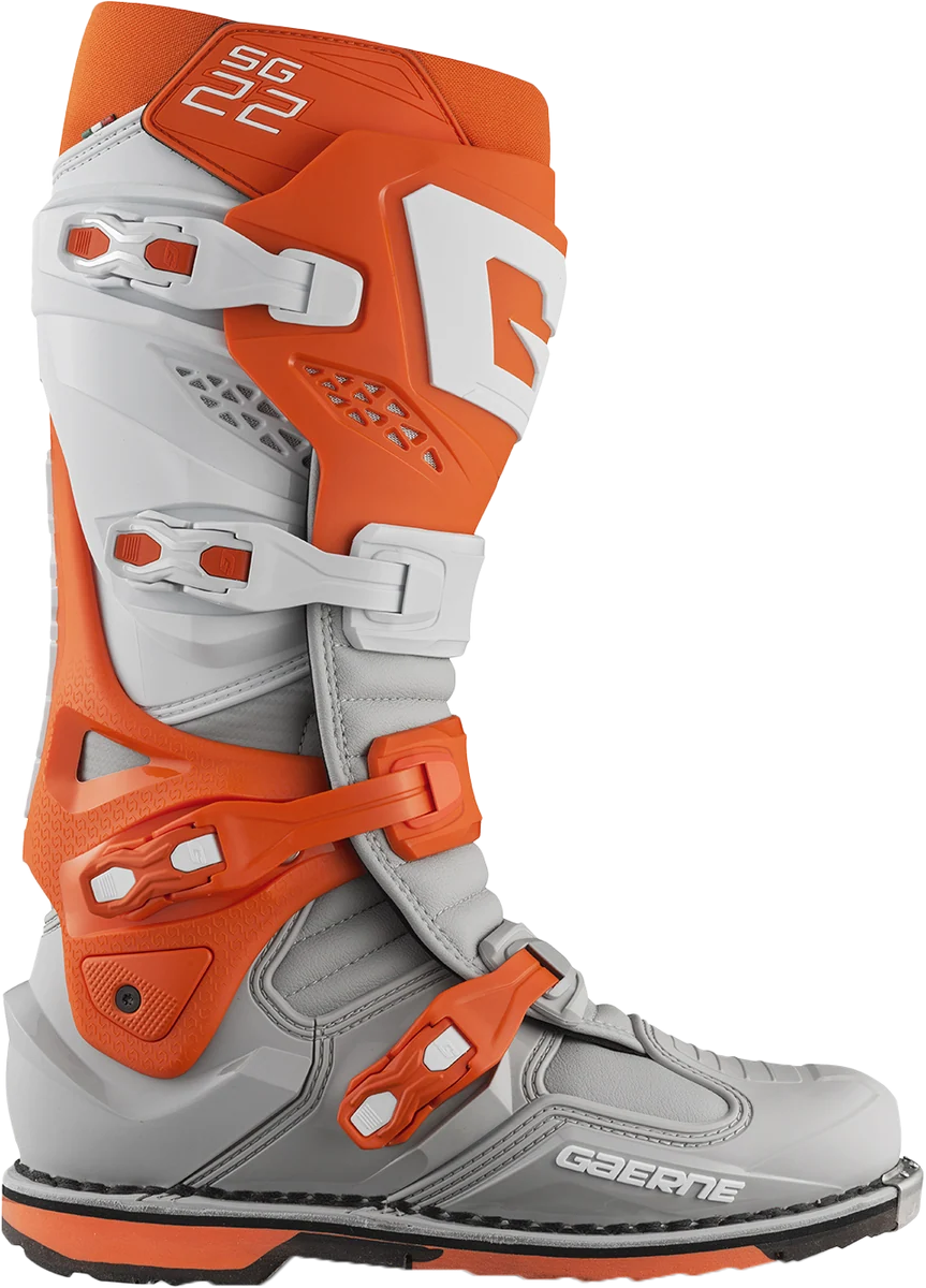 Trendy Sg 22 Boots Orange White Grey Sz 9 Consistent