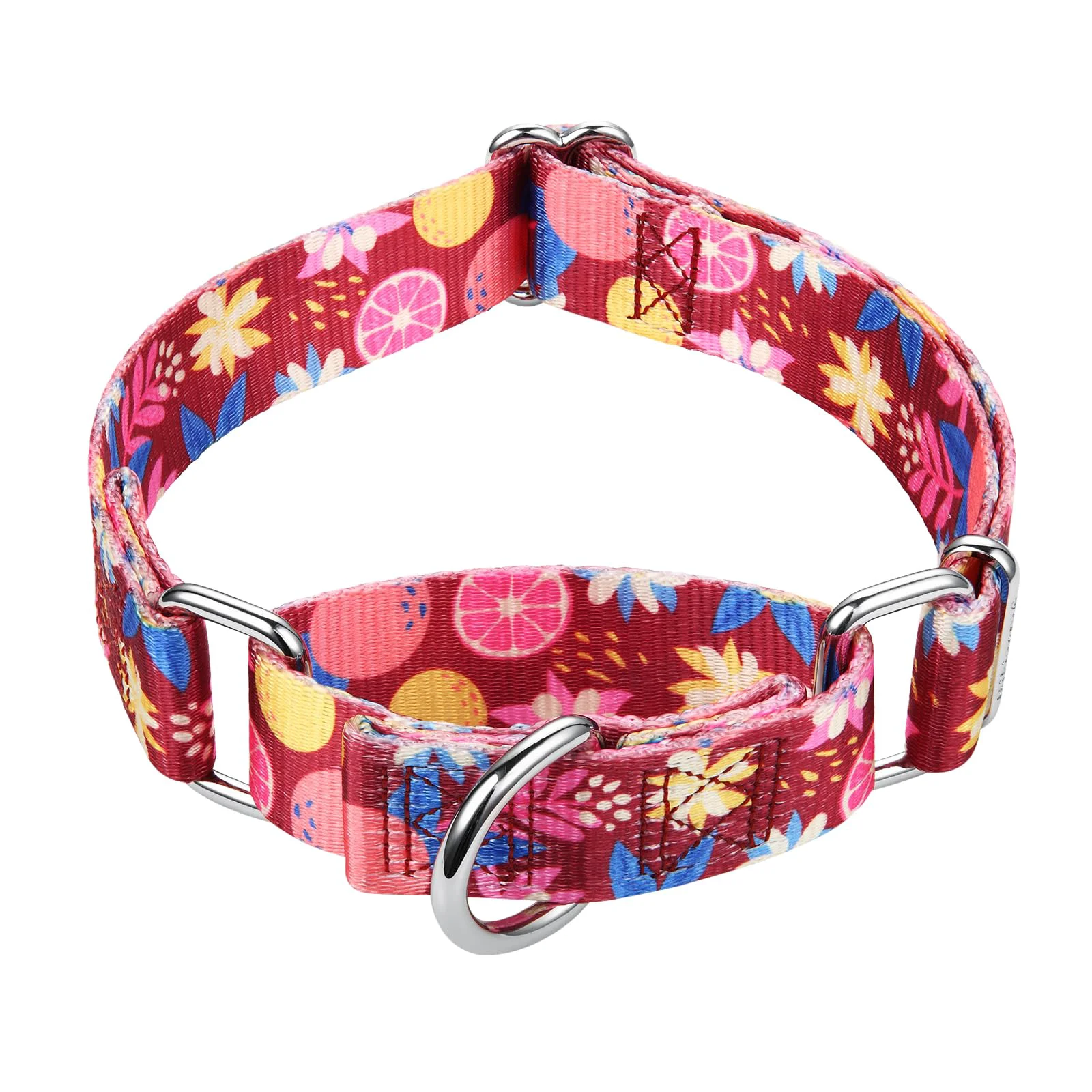 Exceptional Mikivery Martingale Collar - 1-Inch Slip-On No Buckle Adjustable for Medium Large Dogs Superior
