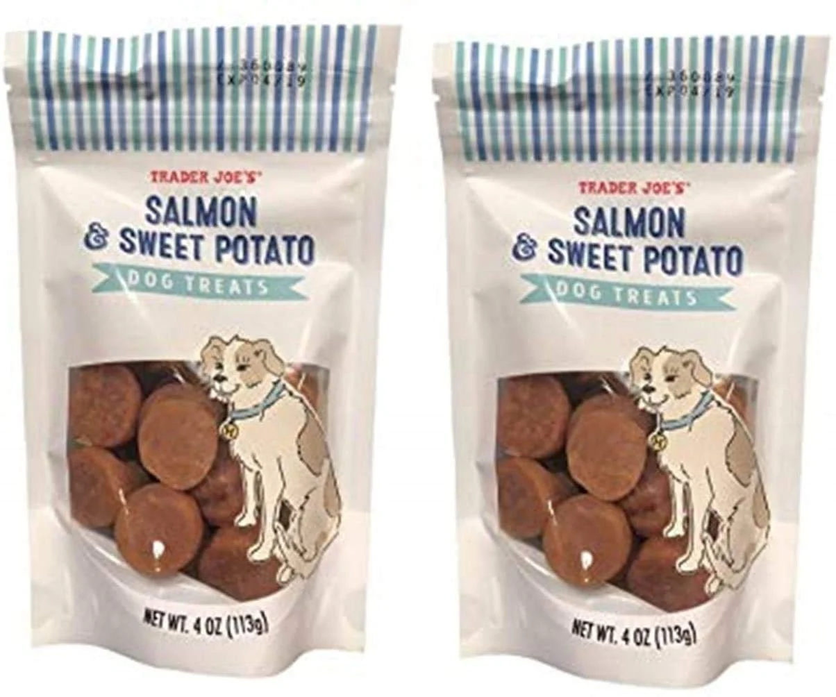 Refined Sioditin Trader Joe's Salmon Sweet Potato Dog Treats – 4 oz 2-Pack High-Performance