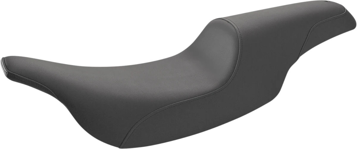 Fine Crafted SADDLEMEN Seat - Profiler™ - Black - Smooth - FLH FLT '97-'07 897-07-047 Contemporary