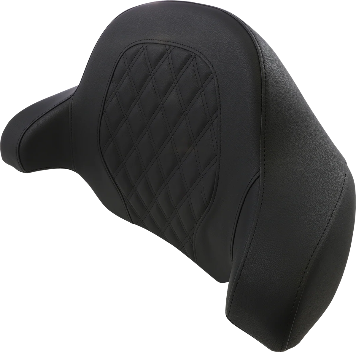 Refined SADDLEMEN Tour-Pak® Backrest Pad - Step-Up - Lattice Stitch - Black - FL '14-'23 814-07-TPACK-SU Premium Material