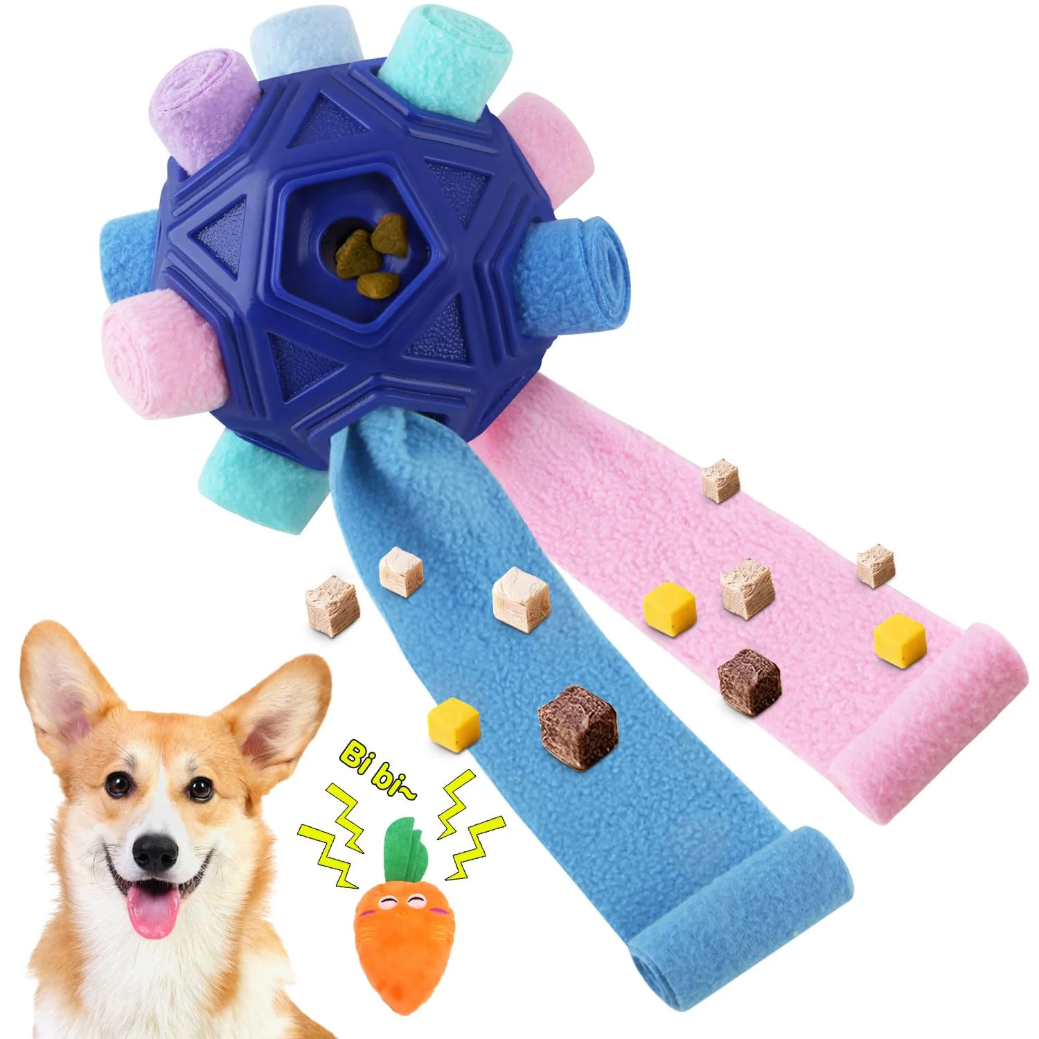 Sophisticated Petration Dog Snuffle Ball - Interactive Puzzle Slow Feeding Foraging Minimalist