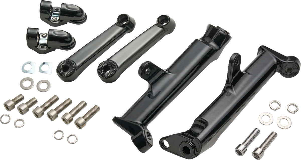 Responsible CIRO Frame Mounted Adjustable Highway Peg Mount - Standard - Black 60121 Smooth