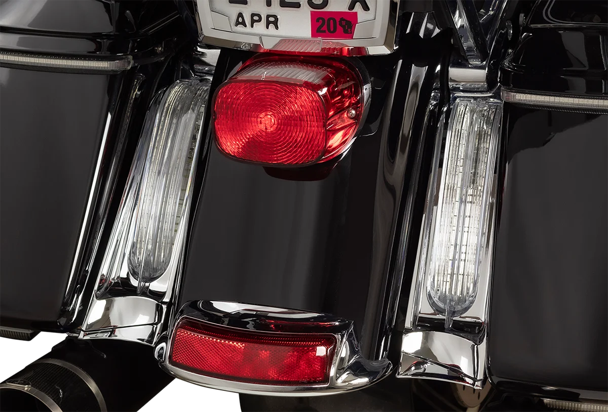 High-Performance CIRO Filler Panel Light - Clear Lens - Red LEDs - Chrome 40048 Excellent