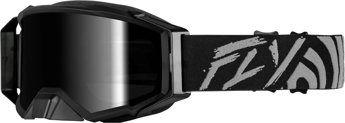 Top-Quality Fly Zone Elite Goggle Grey Black W Dark Smoke Hydrophoc Lens Long-Lasting