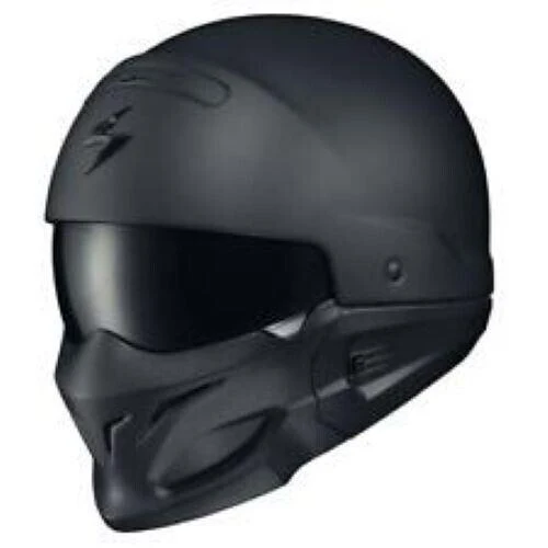 Consistent ScorpionEXO Covert Solid Helmet Matte Black 3XL — Open Box Durable