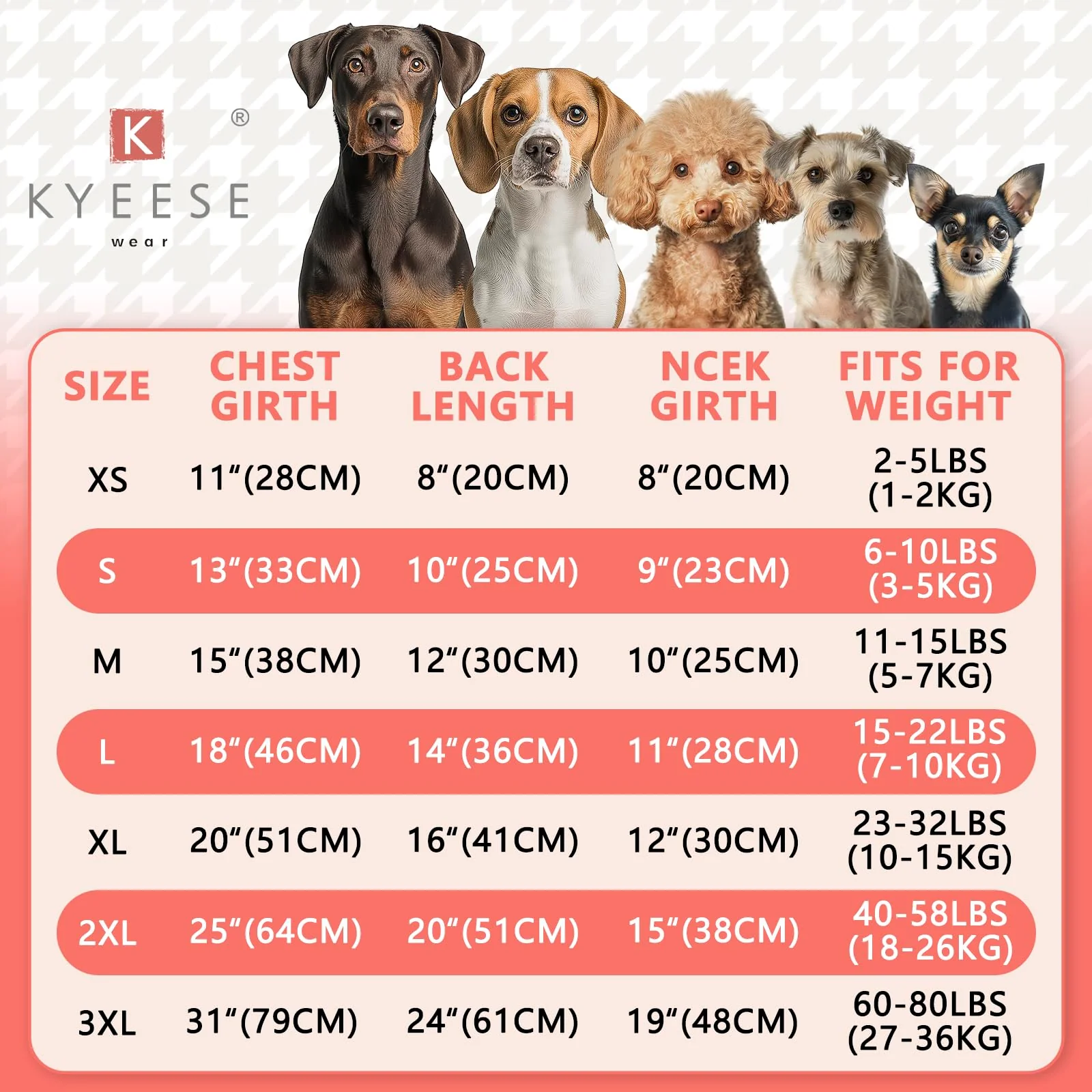 Sustainable KYEESE Dog Christmas Pajamas with Reindeer Antler Hood – Cozy Red Buffalo Check Sleepwear for Small Dogs Medium Long-Lasting