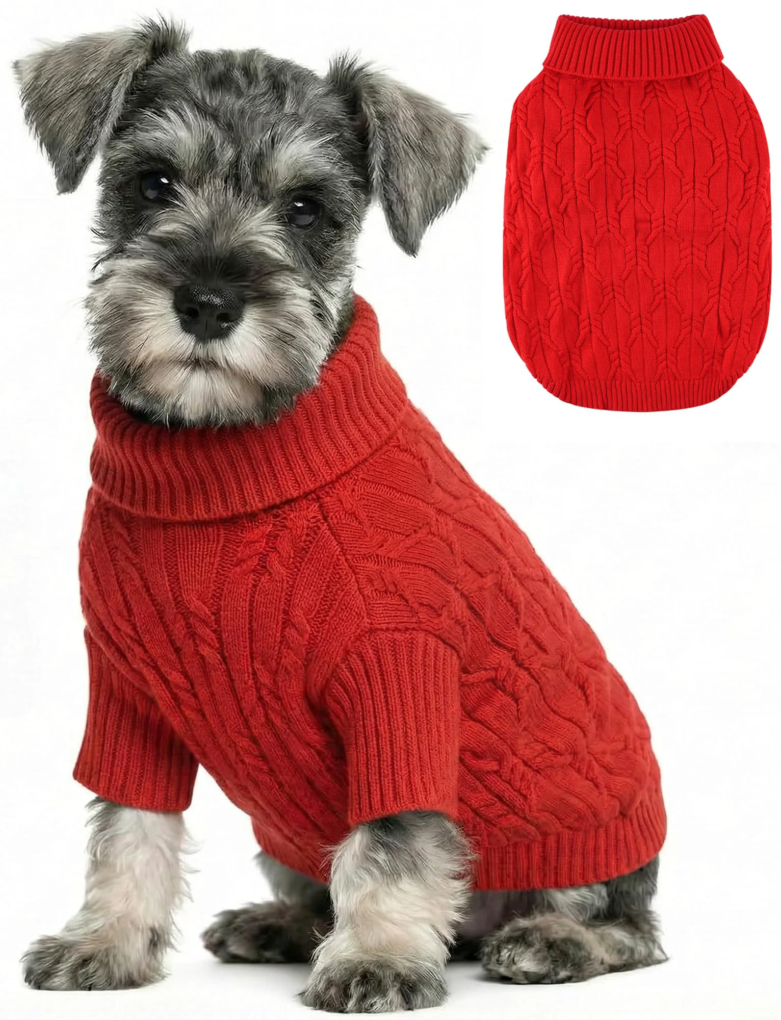 Fast Baobicute Small Dog Sweater - Cozy Knitted Pullover for Chihuahuas Yorkies Small Breeds Proven