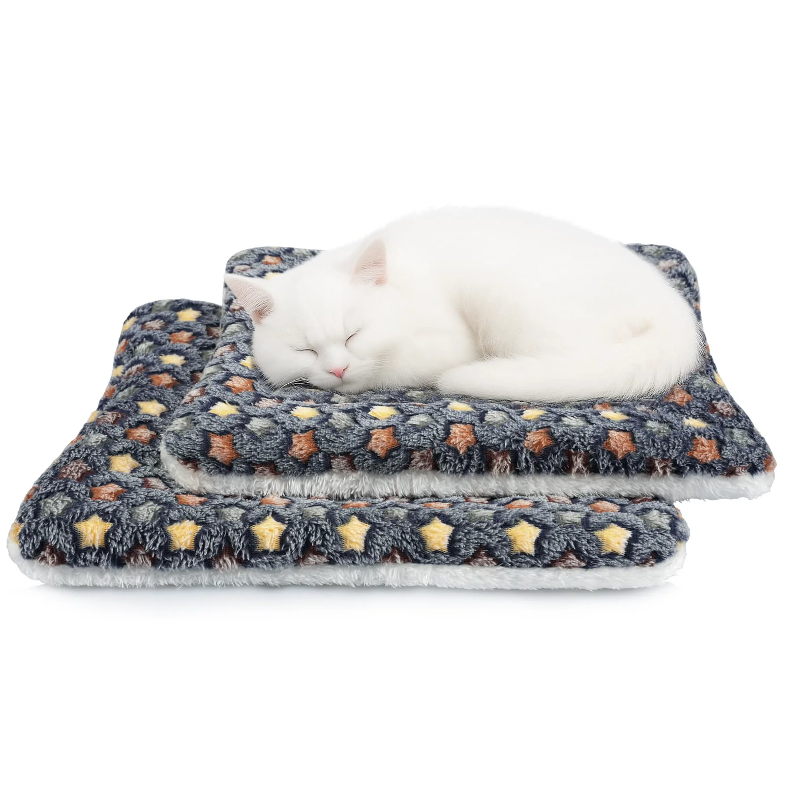 Breathable ARCTIC EAGLE 2 Pack Bunny Bed - 14 x 17.3 Inch Washable Thickened Rabbit Pee Pads Dark Blue XL Enhanced