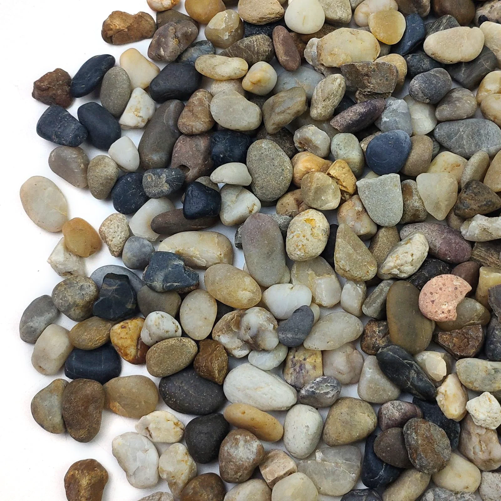 Fine Crafted SHIZWU 5LB Decorative River Rocks Gravel – Mixed Color Pebbles for Vase Filling Pots Garden Aquarium Original