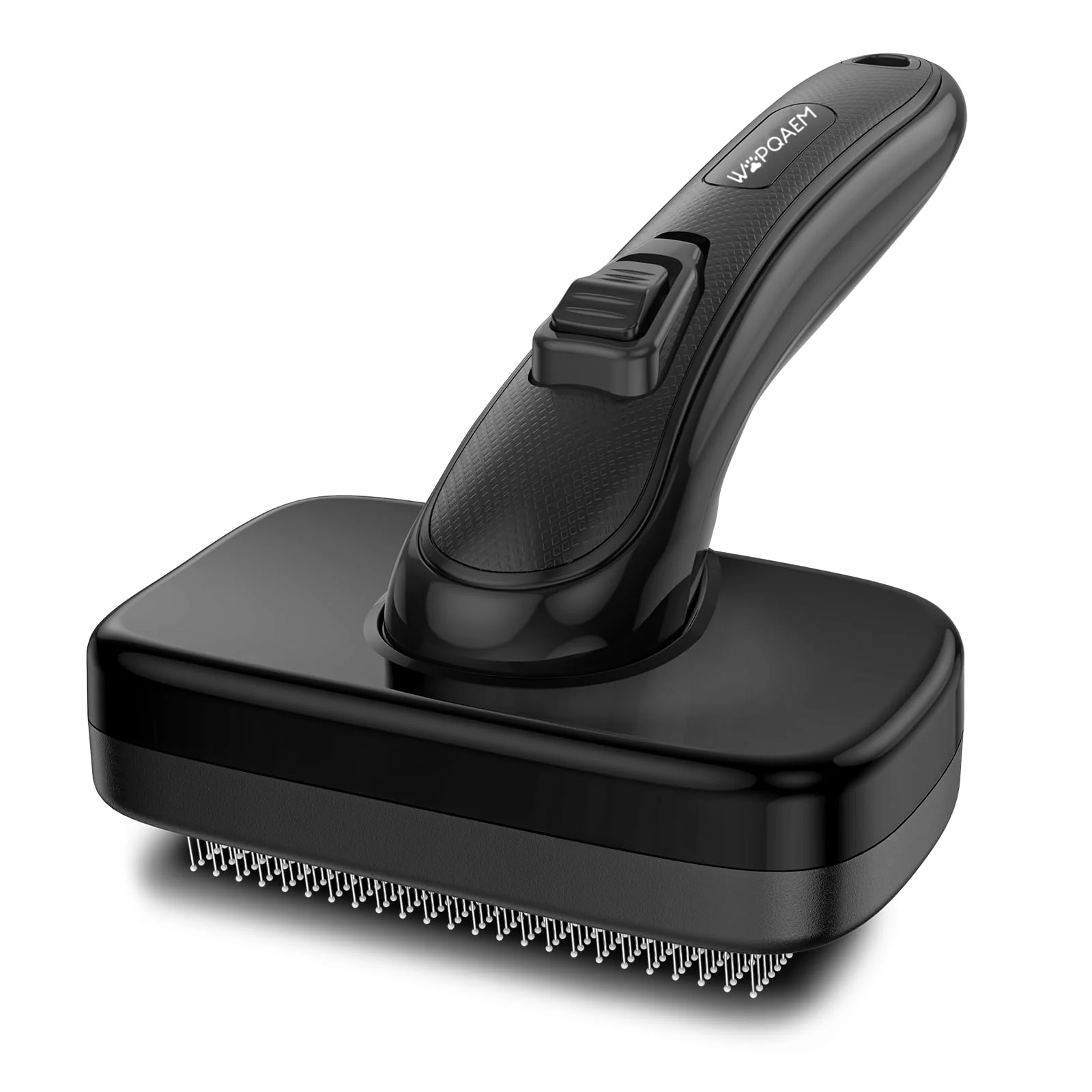 Versatile WOPQAEM Dog Brush for Shedding Grooming — Self-Cleaning Slicker Premium Material