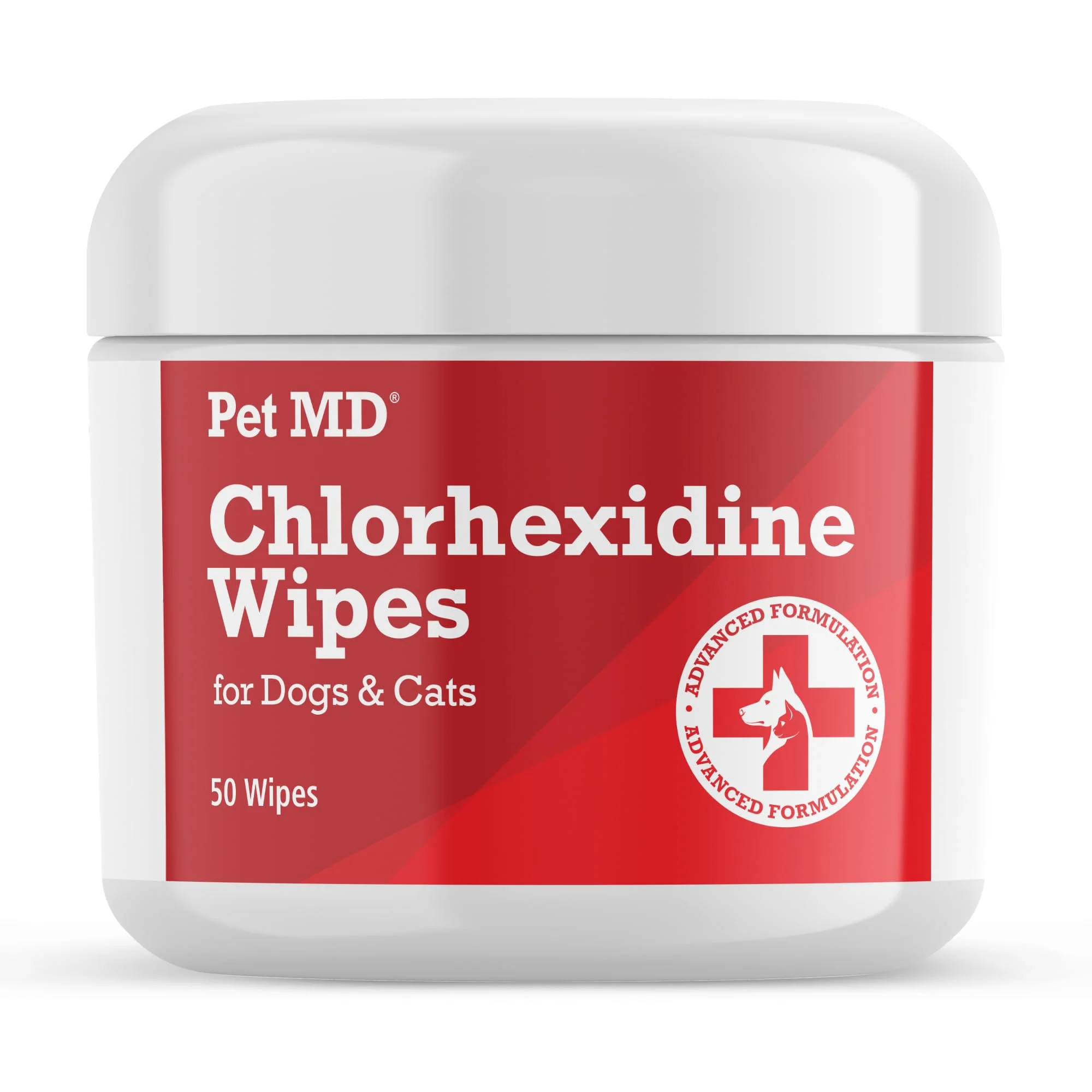 Fashionable Pet MD Topical Wipes for Cleansing with Aloe – 50 Count for Cats Dogs Minimalist
