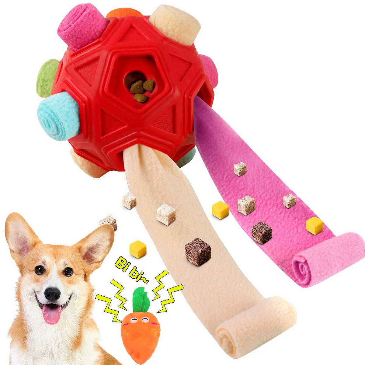 Next-Generation Petration Dog Snuffle Ball - Interactive Puzzle Toy for Foraging Slow Feeding Stress Relief Premium Material