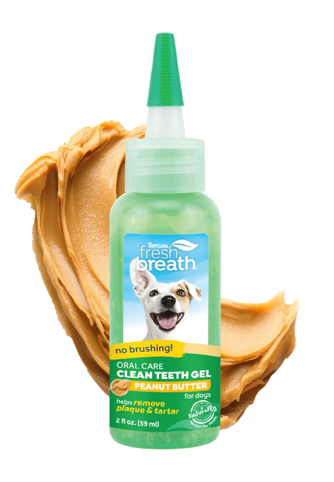 Organic TropiClean Fresh Breath Dog Toothpaste – No-Brush Plaque Tartar Removal 2 oz Elegant