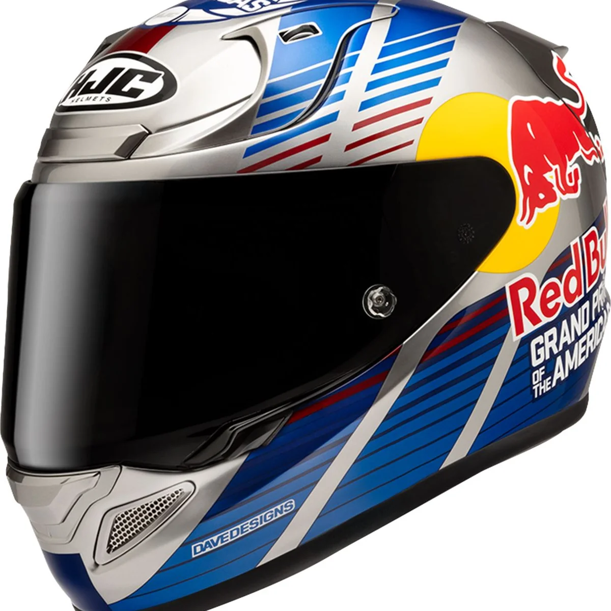 Excellent HJC RPHA 12N Helmet - Red Bull Austin GP II Contemporary