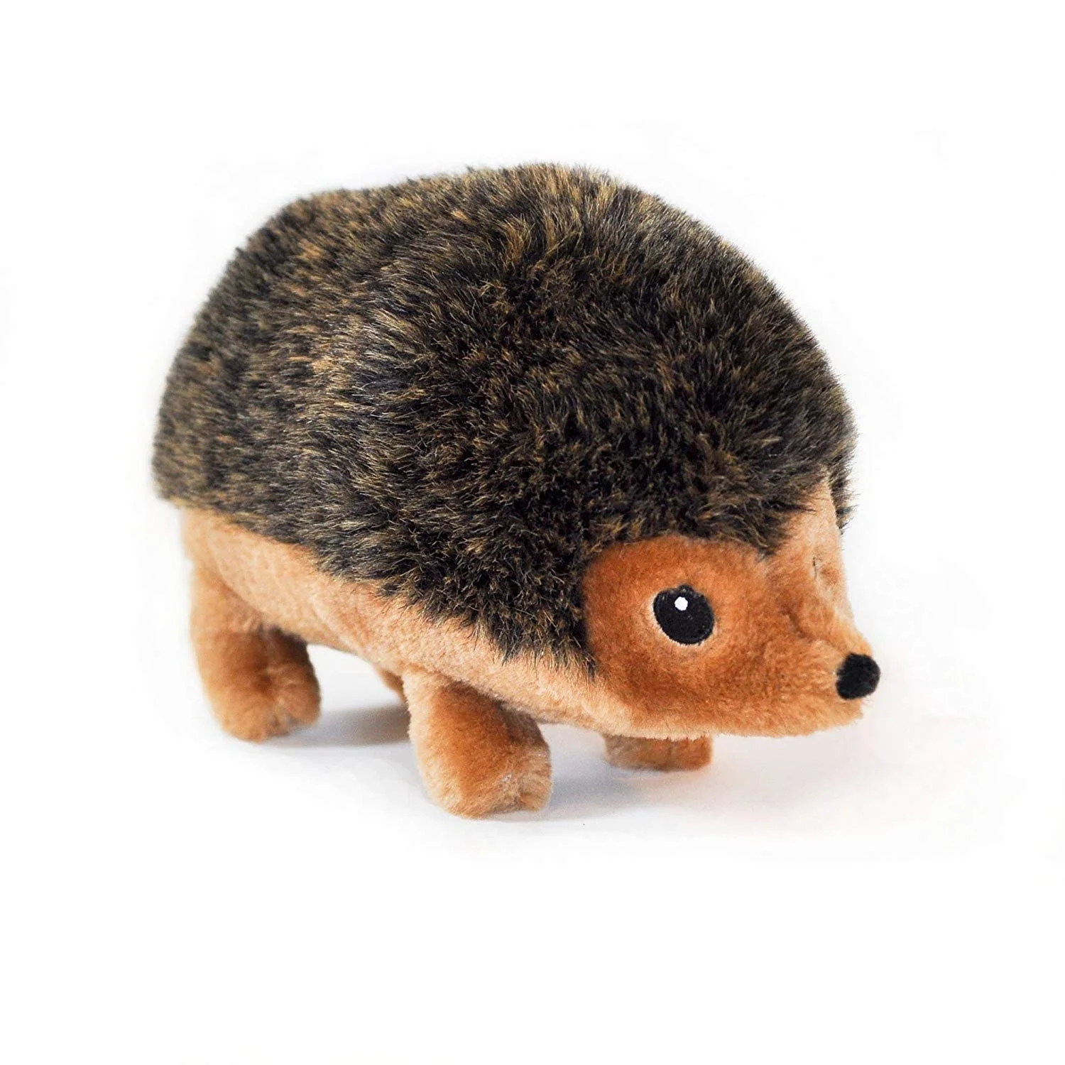Quality ZippyPaws Hedgehog Plush Dog Toy — Squeaky Interactive Toy for All Breeds Relaxed