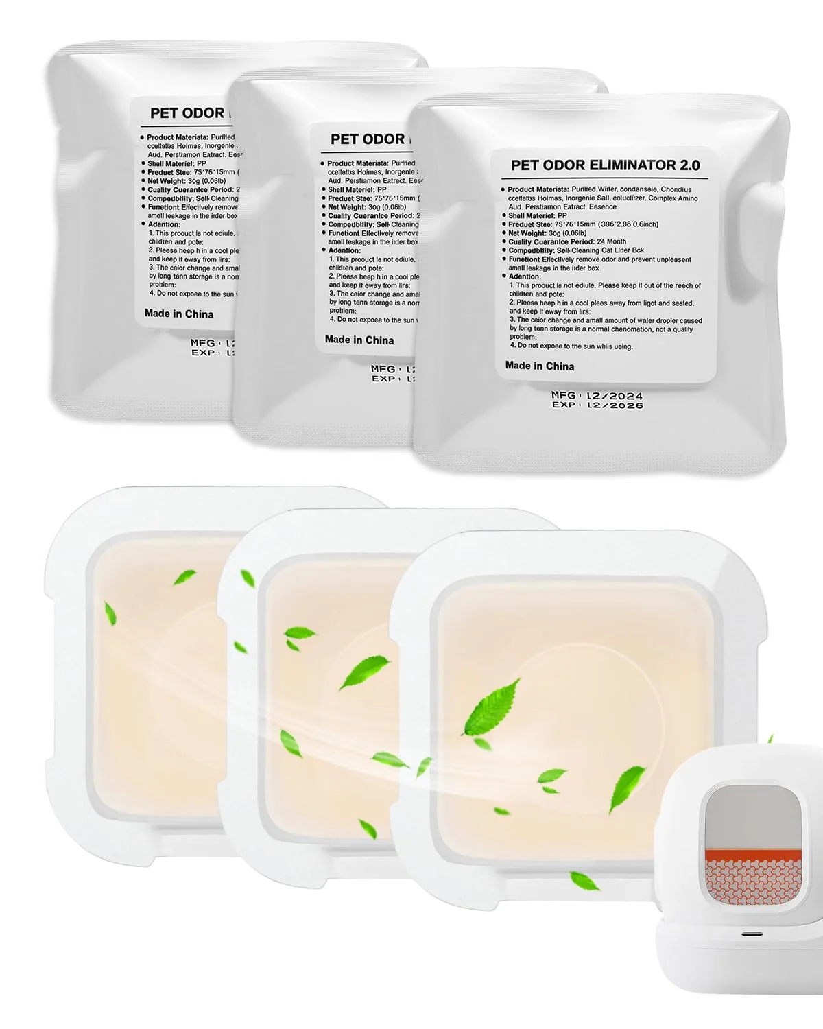 Authentic Cunina 6-Pack N50 Odor Eliminator 2.0 — PuraMax PuraMax 2 MAX PRO Compatible Traditional