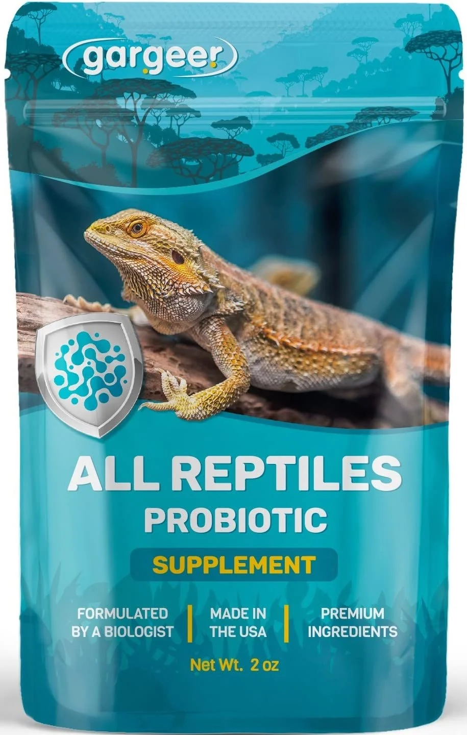 Sustainable Gargeer Reptile Probiotics — Improve Appetite Digestion Immune Support Professional