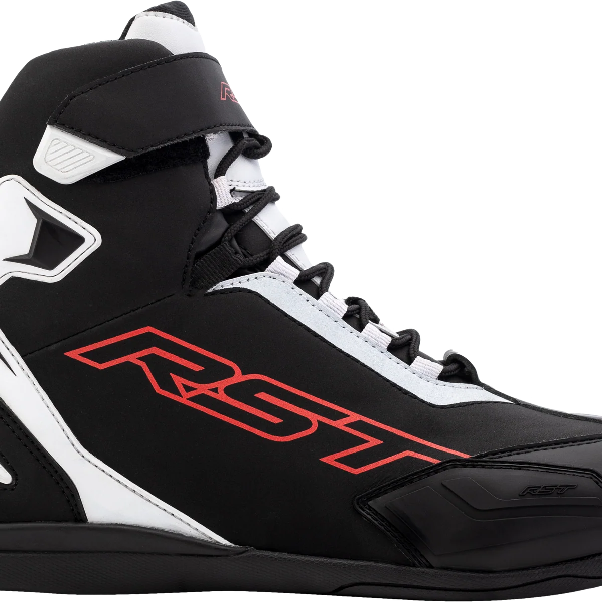 Comfortable Sabre Moto Shoe Ce Boot Black White Red Sz 11 Sophisticated