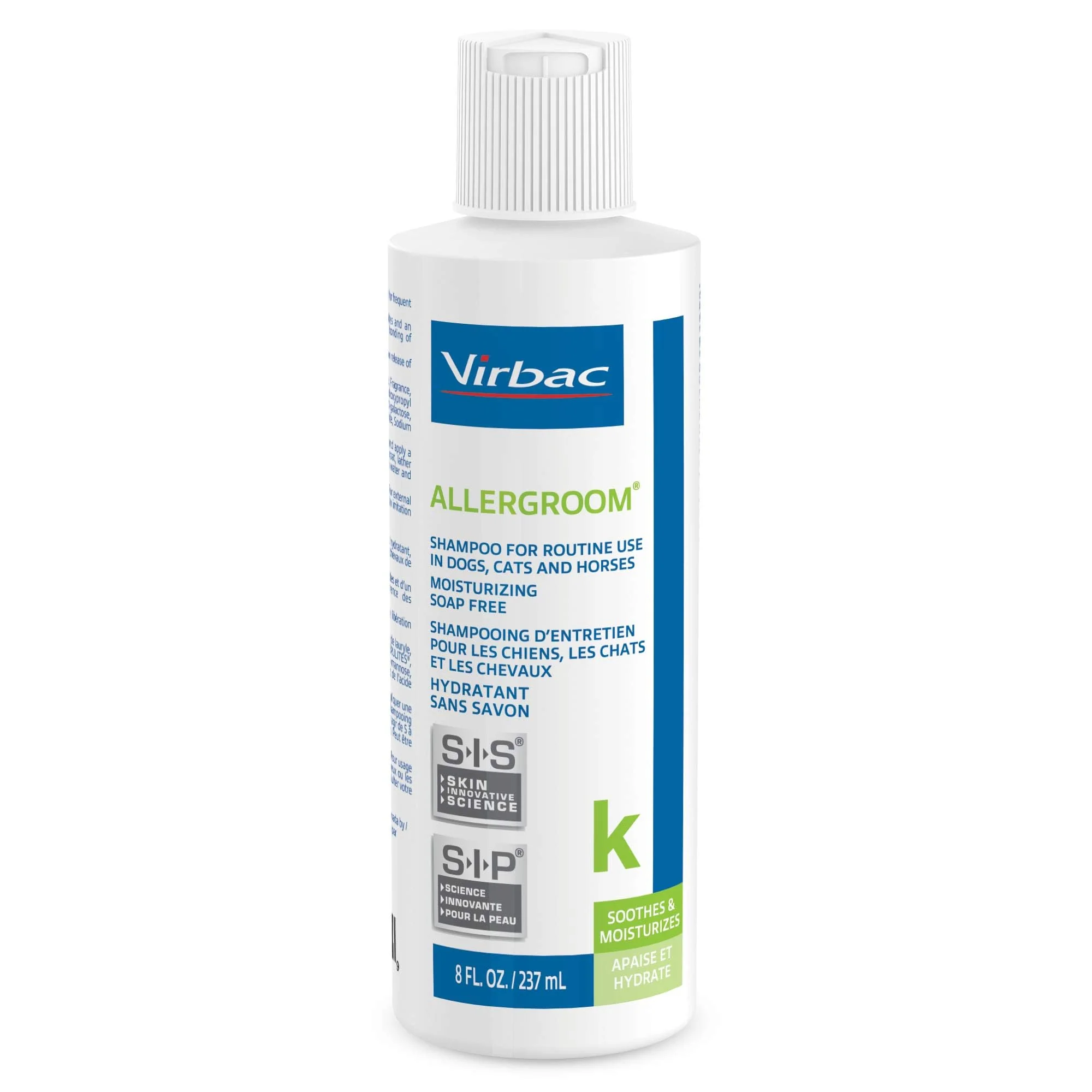 Sophisticated Virbac Allergroom Pet Shampoo – Gentle Soap- Care for Dogs Cats Horses 8 oz Authentic