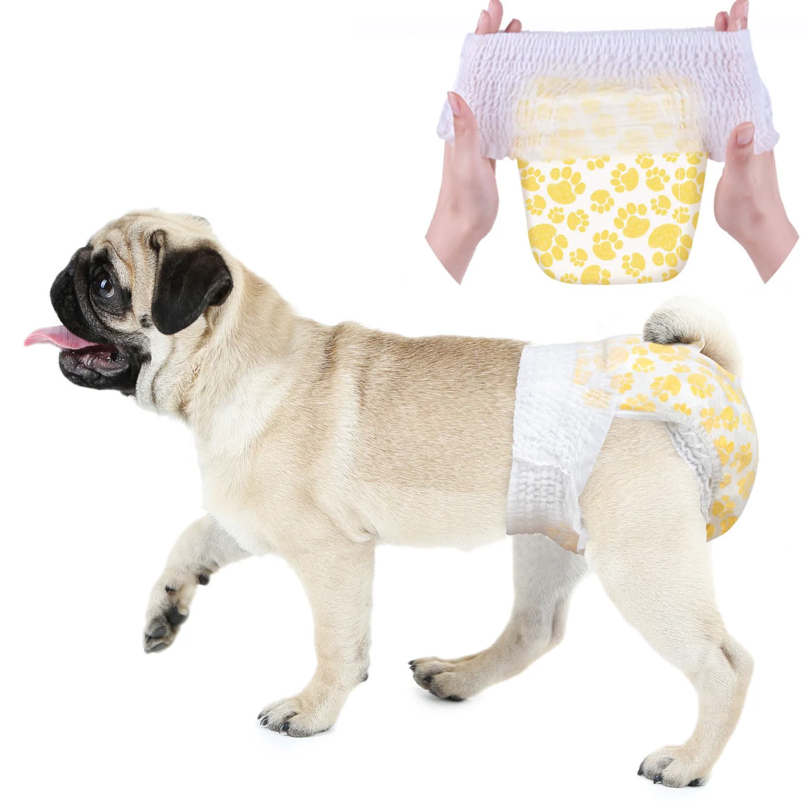 Genuine Dono Dog Diapers Female – 360° Leak-Proof Full-Wrap Elastic Pulled-Up 14 Count Sophisticated