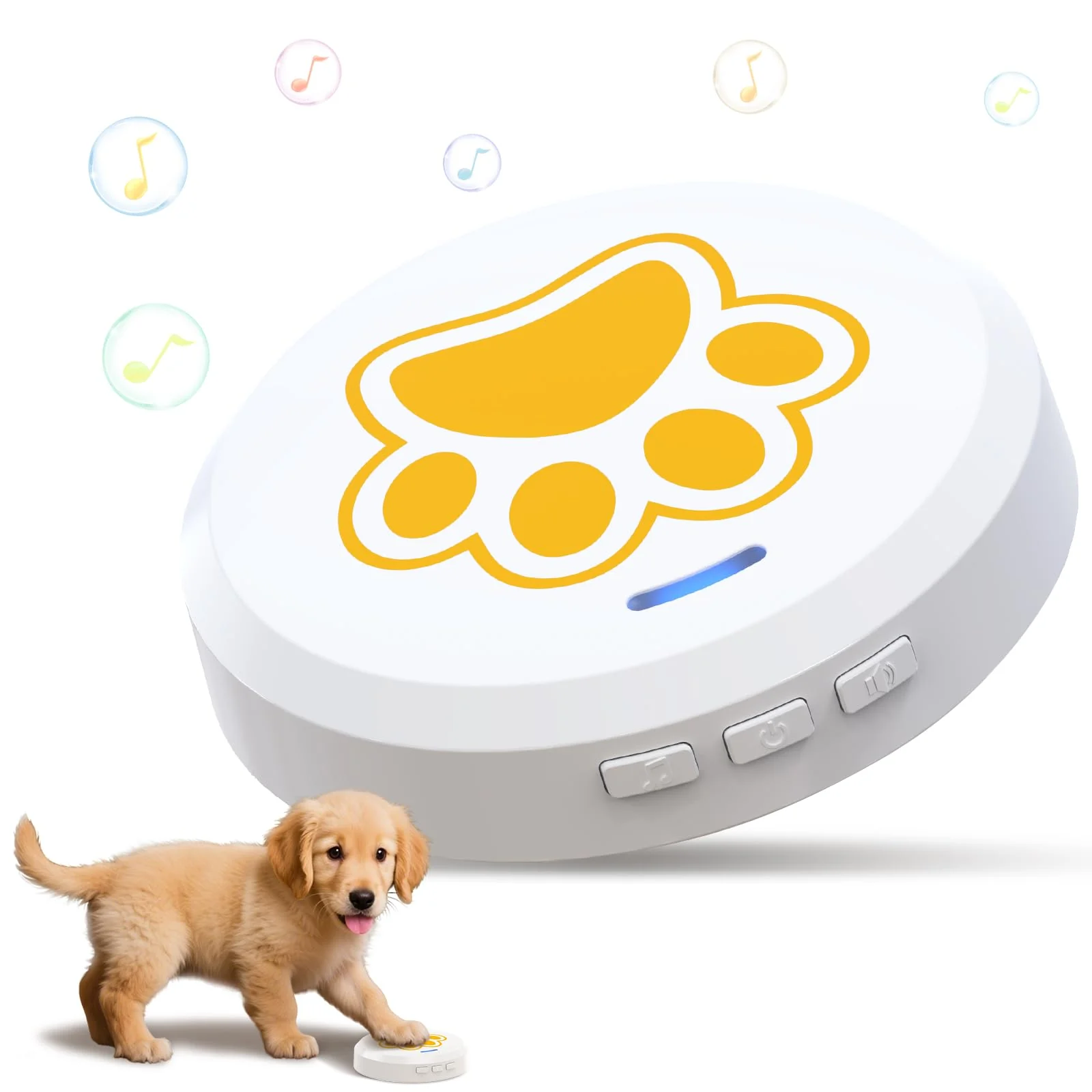 Responsible ChunHee Dog Bells to Go Outside – Potty Door Bell with 5 Volume Levels 36 Ringtones Trusted
